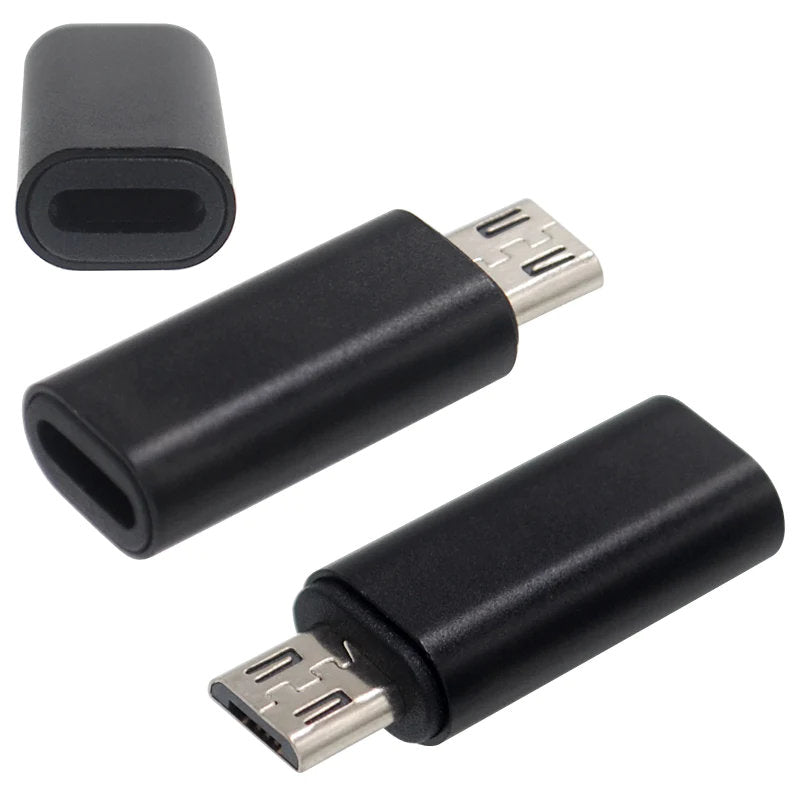 (Paquet de 2) Connecteur adaptateur Lightning femelle vers micro USB mâle (Paquet de 2) Connecteur adaptateur Lightning femelle vers micro USB mâle